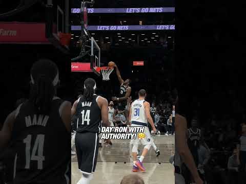 Throw it down, Day'Ron! 🔨 #nba #brooklynnets #dunk
