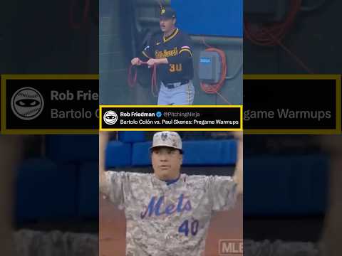 Colón vs. Skenes warmup routines: simple vs. complex