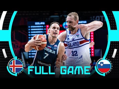 Group Phase | Iceland v Slovenia | Full Basketball Game | FIBA EuroBasket 2025