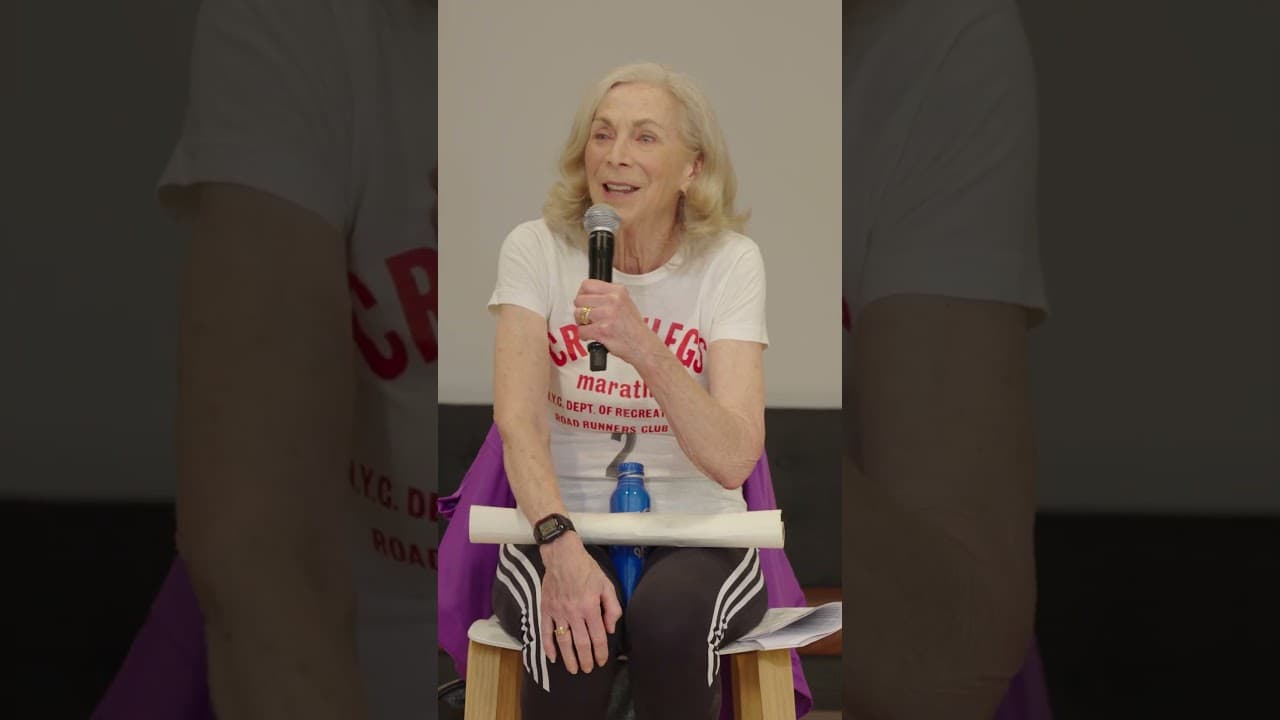 Kathrine Switzer on the power of women in running, "If she sticks with it, it always works.”