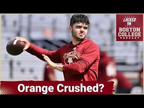 DRAMA: Boston College to END ACC Winless Streak as Syracuse COLLAPSES? | Boston College Podcast