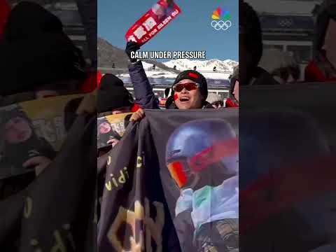 Eileen Gu qualifies for the freeski slopestyle final! 😎