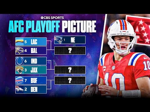 AFC Playoff Picture after Week 13: Patriots take No. 1 seed, Can Ravens stay atop the AFC North?