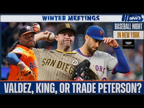 Michael King or Framber Valdez in and David Peterson out for Mets?