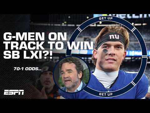 New York Giants at 70-1 odds to WIN Super Bowl LXI 👀 'I just don't see it!' - Jeff Saturday | Get Up