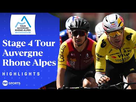 POWERFUL PERFORMANCE 💪 | 2026 Stage 4 Tour Auvergne Rhone Alpes Race Highlights | TNT Sports Cycling