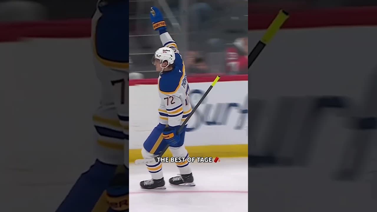 TAGE. 😤 Watch more Tage Thompson highlights from the 2025-26 season on our YouTube #hockey #nhl