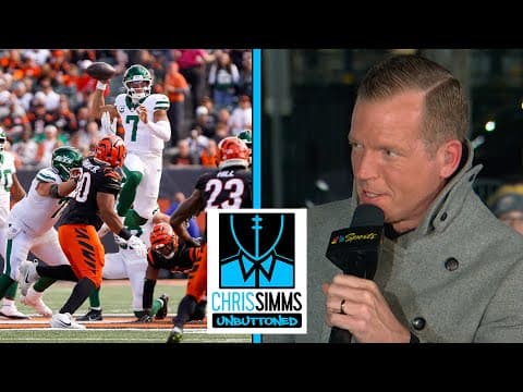 New York Jets win, Saquon Barkley lead Simms' Week 8 headlines | Chris Simms Unbuttoned | NFL on NBC