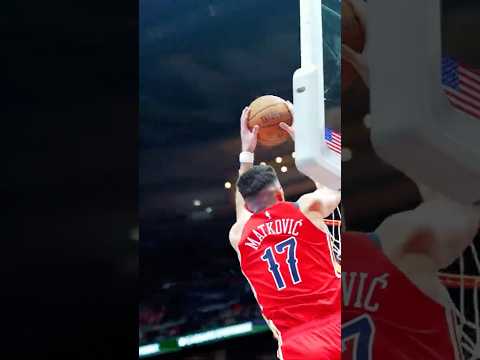 Jose Alvarado finds Karlo Matkovic for the alley-oop #pelicans #lakers #highlights #nbacup