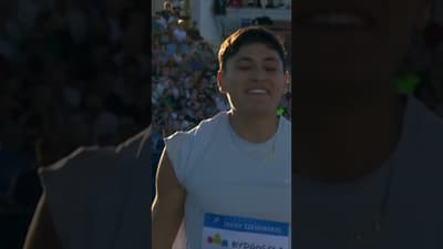 Erick Portillo clears 2.24m to win the men's high jump at the Irena Szewińska Memorial 🇲🇽