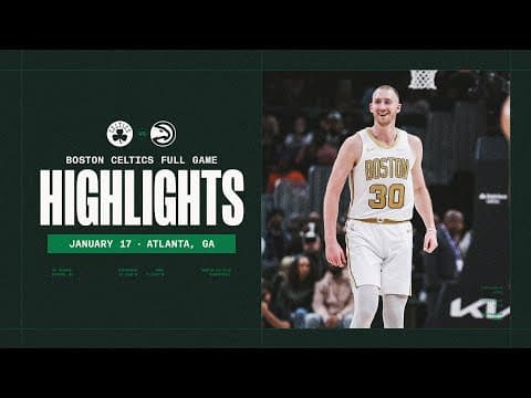 Boston Celtics get the dominant win over the Atlanta Hawks 132-106 | Extended Highlights