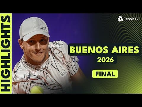 Francisco Cerundolo vs Luciano Darderi in the Championship 🏆 | Buenos Aires 2026 Final Highlights