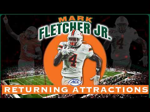 Miami RB Mark Fletcher Jr. | 2026 ACC Football Returning Attractions