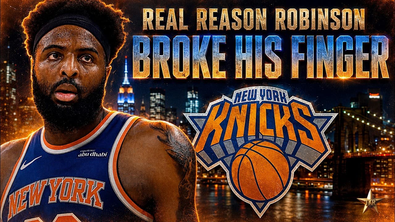 The REAL REASON Mitchell Robinson Broke His Finger REVEALED... | Knicks News