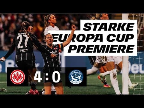 Viele Chancen und vier Volltreffer I Highlights Eintracht Frankfurt - 1. FC Slovácko