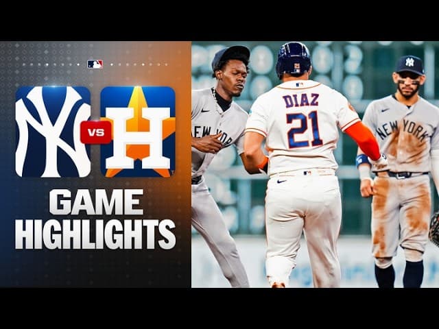 Yankees vs. Astros Game Highlights (4/25/26) | MLB Highlights
