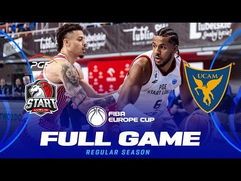 LIVE - PGE Start Lublin v UCAM Murcia | FIBA Europe Cup 2025-26 | Regular Season