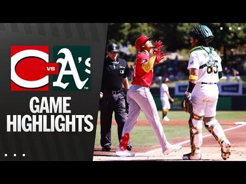Reds vs. Athletics Game Highlights (9/14/25) | MLB Highlights