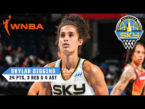 Skylar Diggins drop 24 PTS in Chicago Sky’s win over Connecticut Sun 🔥 | WNBA on ESPN