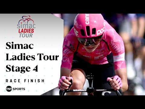 CLOSE FINISH! 😮‍💨 | Simac Ladies Tour 2025 Stage 4 Final KM's | TNT Sports Cycling