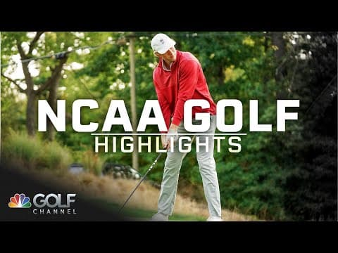 NCAA Golf highlights: 2025 Men's Folds of Honor Collegiate, Round 2 | Golf Channel