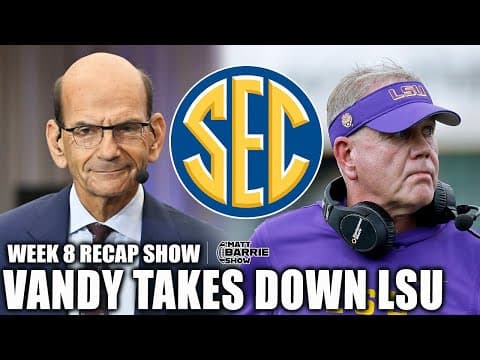 Paul Finebaum on LSU being OUT of the SEC race 👀 'It keeps getting worse' | The Matt Barrie Show