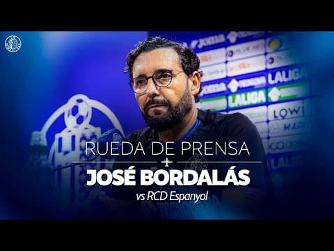 🎙️ Rueda de prensa de José Bordalás previa a la jornada 16 de #LALIGA
