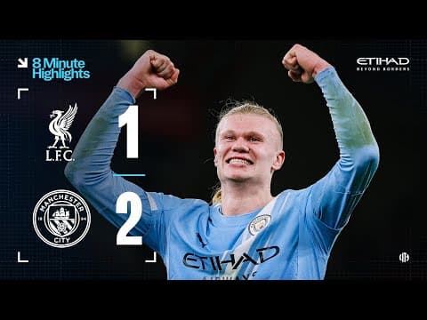 Extended Highlights | Liverpool 1-2 Man City | 93rd minute winner from Haaland in dramatic finish!