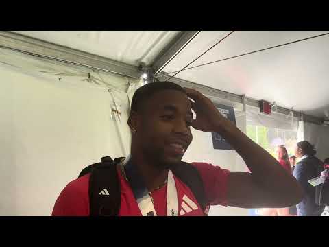 Caleb Dean Reacts To 2nd In 400mH At USATF Championships + Noah Lyles Beating Kenny Bednarek