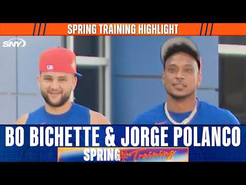 Bo Bichette and Jorge Polanco Full Friday Mets Workouts