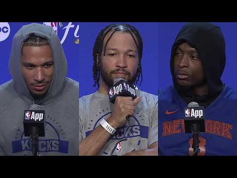 "We can't be satisfied just because we're here" Knicks Players on Importance of the NBA Finals
