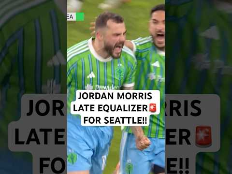 Jordan Morris💥 TIES GAME 3 LATE!!