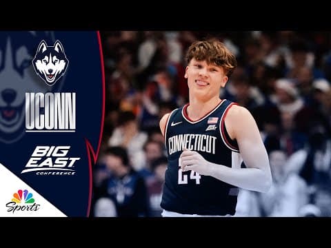 Braylon Mullins highlights: UConn guard comes up CLUTCH at Providence | Big East on NBC Sports