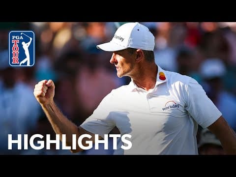 Justin Rose VICTORIOUS in playoff at age 45 | Round 4 | FedEx St. Jude | 2025