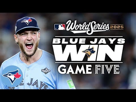 THE STORY: Schneider, Guerrero Jr., and Yesavage make World Series HISTORY in Game 5!