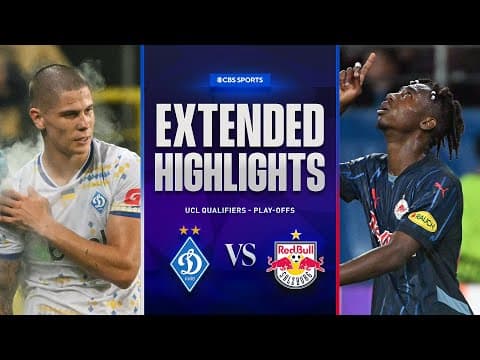 Dynamo Kyiv vs. Salzburg: Extended Highlights | UCL Qualifiers - Play-offs | CBS Sports Golazo