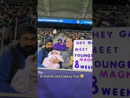 8 month old Galaxy Fan 🥹 #lagalaxy #mls