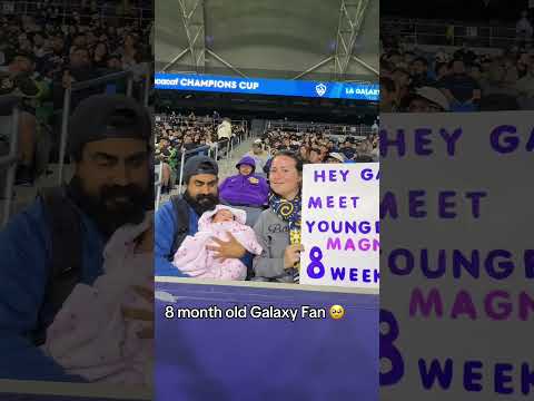 8 month old Galaxy Fan 🥹 #lagalaxy #mls