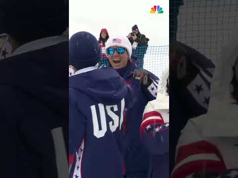 Chris Lillis and Derek Krueger join Connor Curran in the men’s aerials final! 🎿🇺🇸🔥