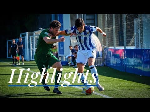 HIGHLIGHTS | 3ª RFEF 25-26 | J8 | Real Sociedad C 0-1 Club Portugalete | Zubieta