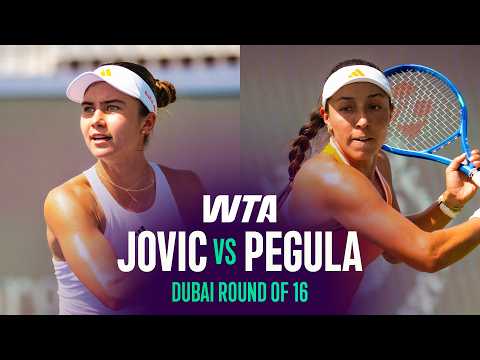 Iva Jovic vs. Jessica Pegula | 2026 Dubai Round of 16 | WTA Match Highlights