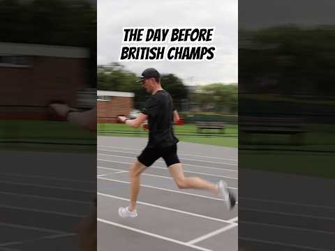 Jog and strides the day before my heat at British Champs 🇬🇧  #trackandfield #1500 #mile