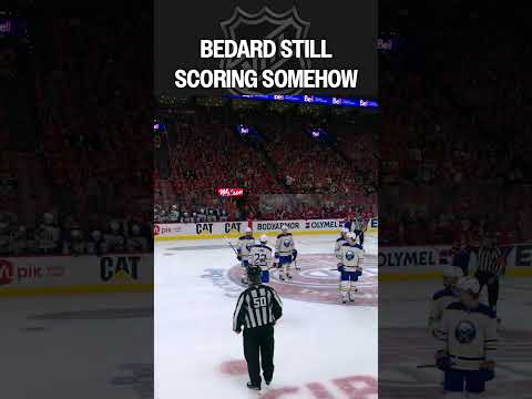 Bedard's stick the secret sauce? 🏒👀