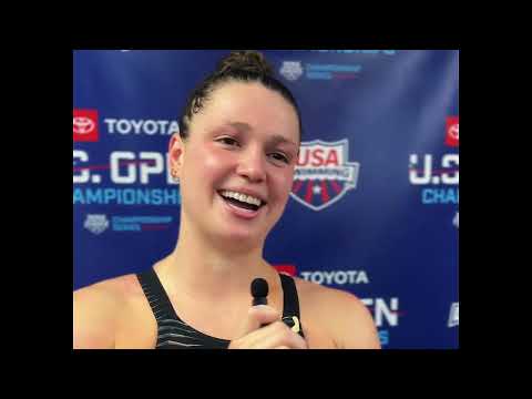 Phoebe Bacon Has Finally Achieved a Lifelong Dream in Swimming: Training in the 400 IM Group