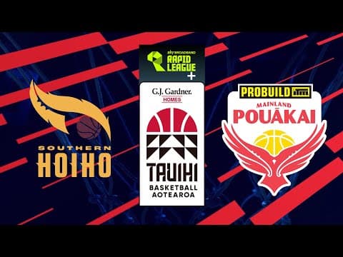 LIVE - Southern Hoiho v Mainland Pouākai | Tauihi Basketball Aotearoa 2025