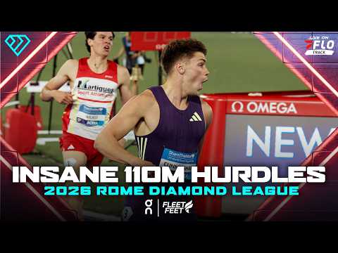 INSANE 110m Hurdles Race Leads To Even More Insane Result | 2026 Rome Diamond League