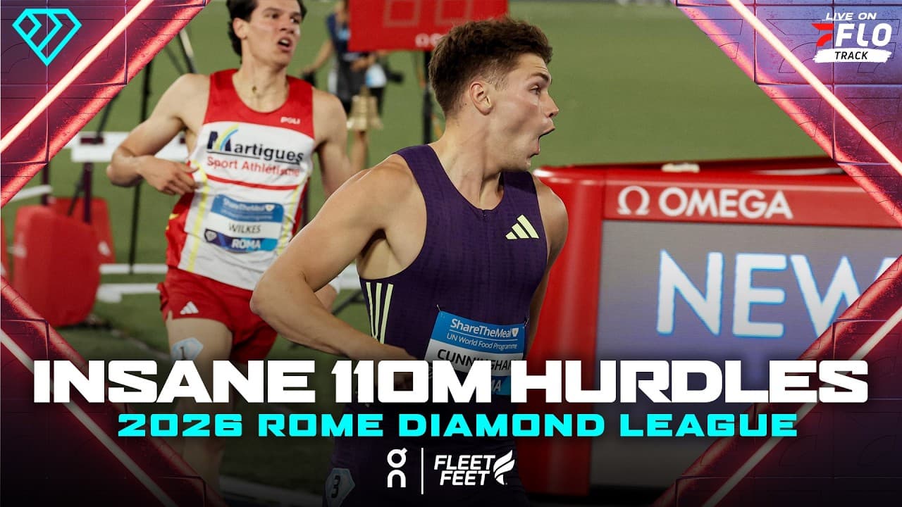 INSANE 110m Hurdles Race Leads To Even More Insane Result | 2026 Rome Diamond League