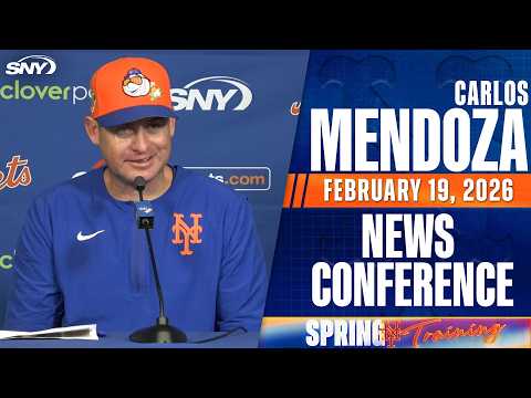 Carlos Mendoza discusses expectations for key Mets players heading into 2026