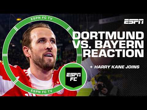 Borussia Dortmund vs. FC Bayern REACTION 🍿 'It is not that close of a race' - Ale Moreno | ESPN FC