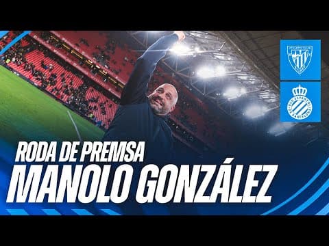 🎥 Roda de premsa postpartit de Manolo González | #AthleticEspanyol